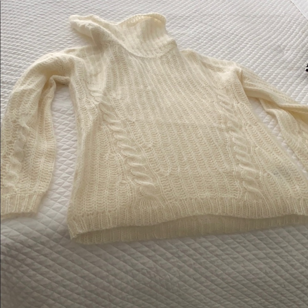 Cow neck sweater!